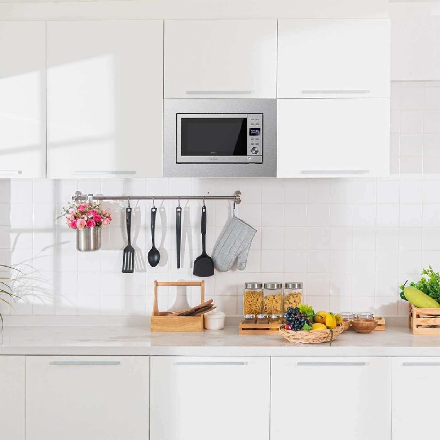 Microondas encastrable digital de 20 litros GrandHeat 2000 Built-in Steel Cecotec - Imagen 3