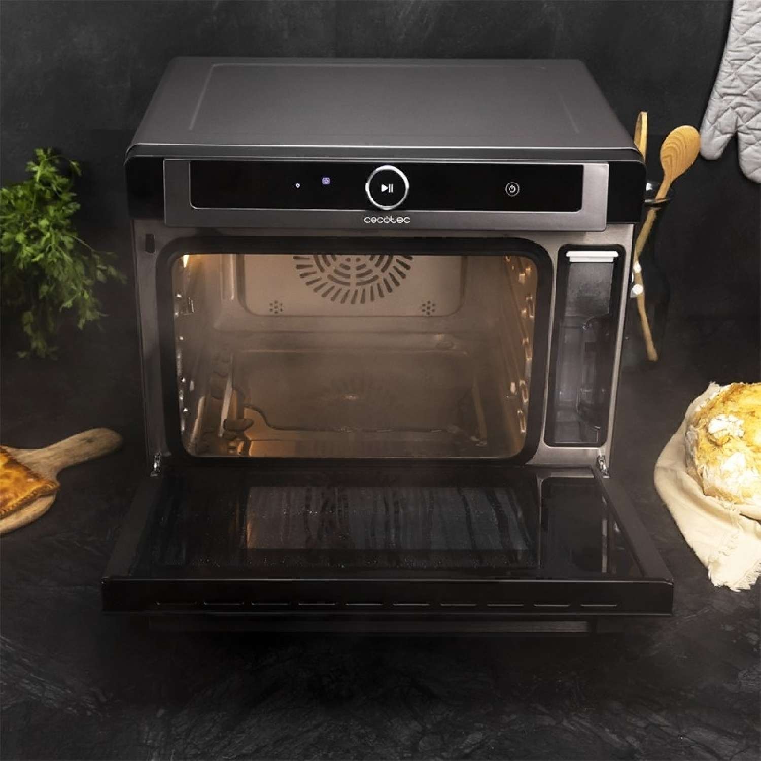 Cecotec, Bake&Steam 4000 Combi Gyro, Horno sobremesa - Imagen 3