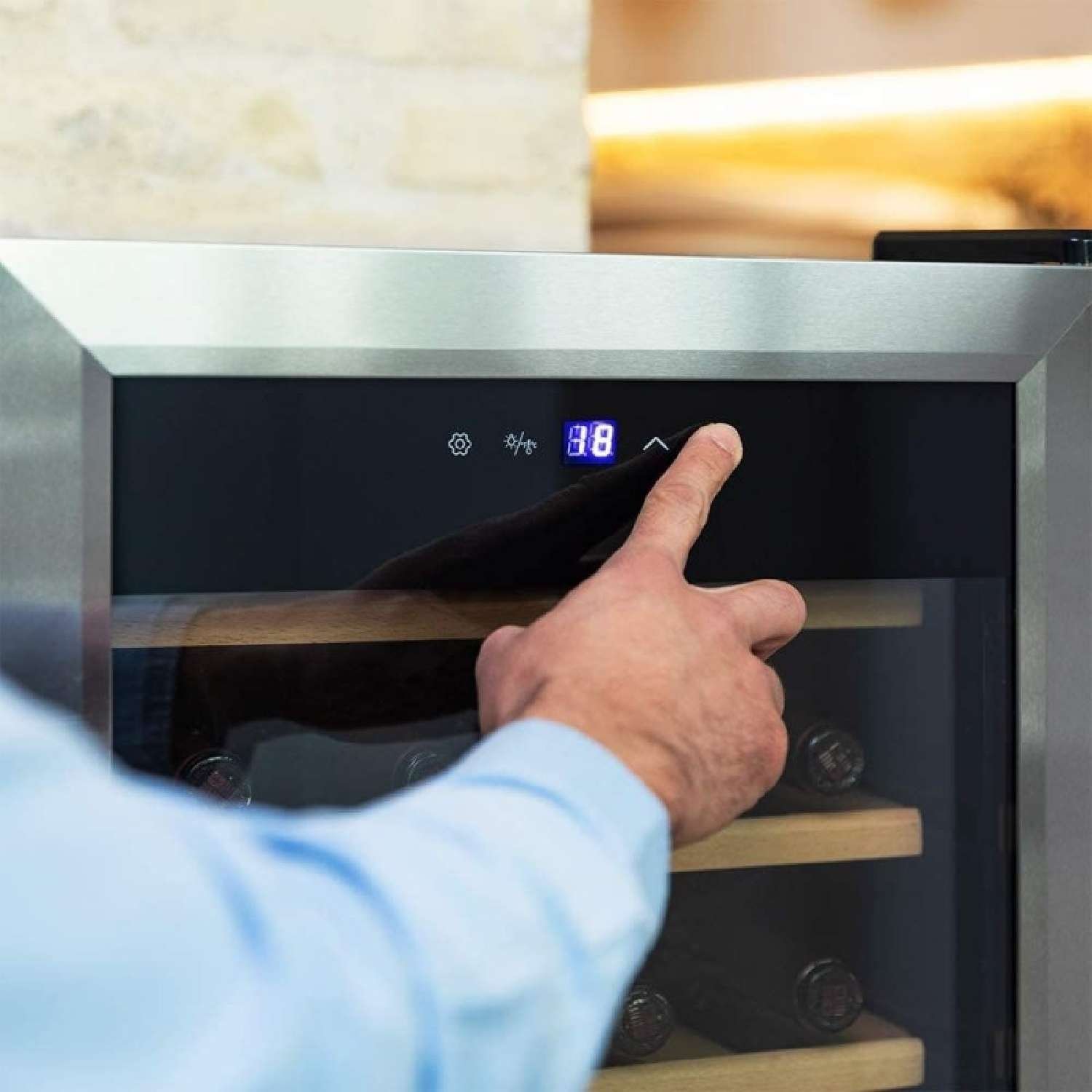 Cecotec, GrandSommelier 24000 Inox Compressor, Vinoteca - Imagen 3