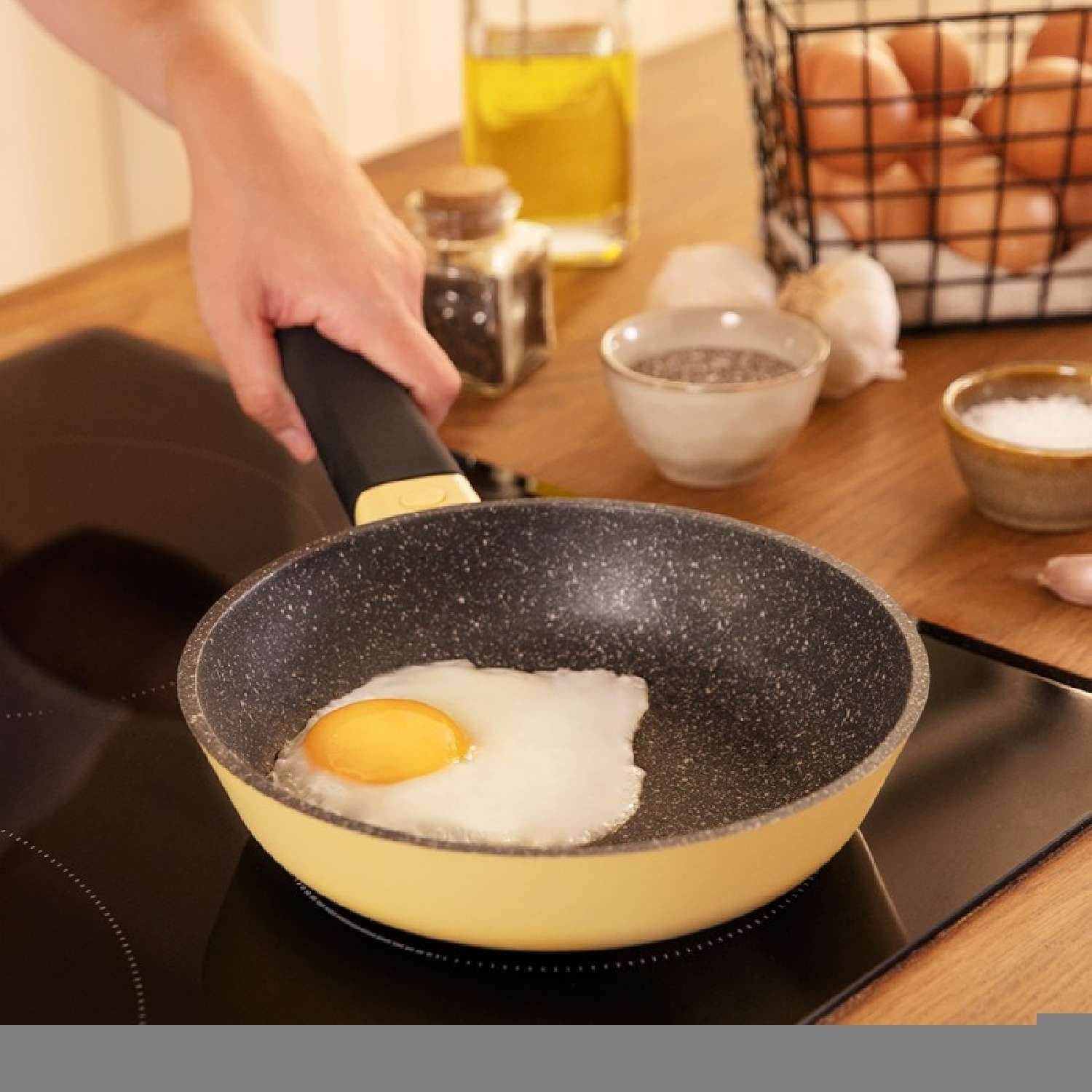 Cecotec, Polka Experience 20-24-28 Bucket Set Vulcano, Set de sartenes - Imagen 2