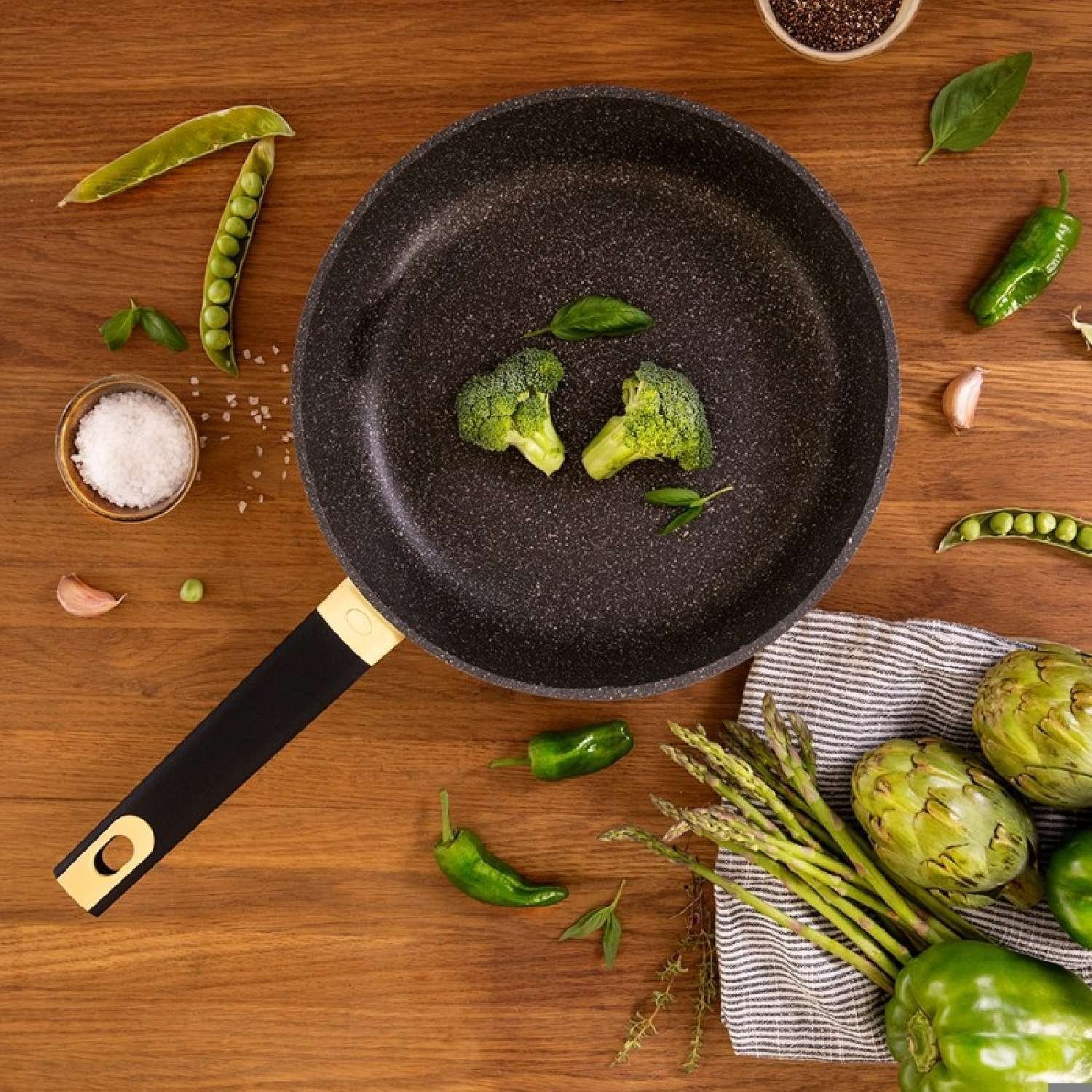 Cecotec, Polka Experience 20-24-28 Bucket Set Vulcano, Set de sartenes - Imagen 3