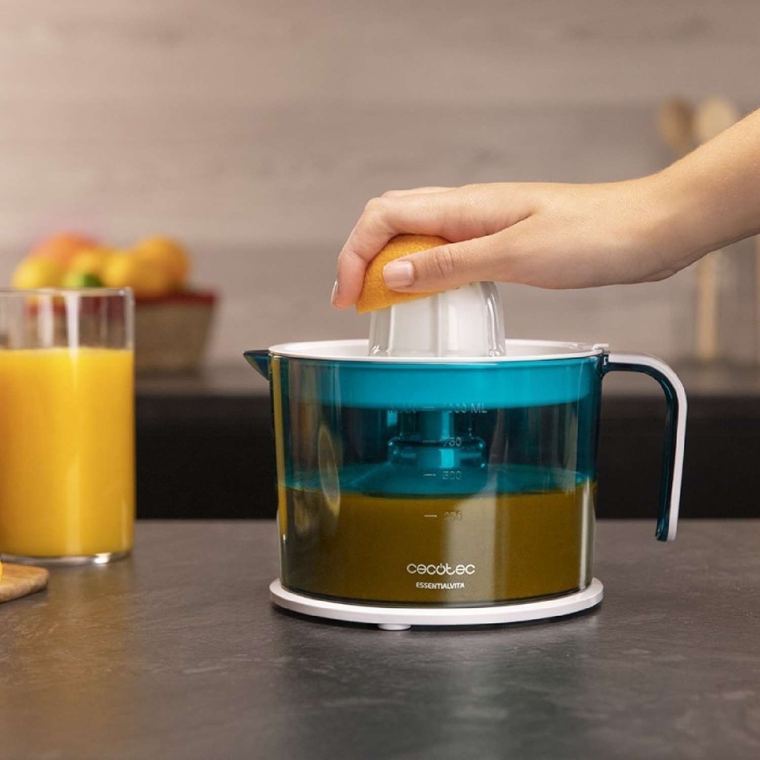 Cecotec, EssentialVita Adjust White, Exprimidor - Imagen 5