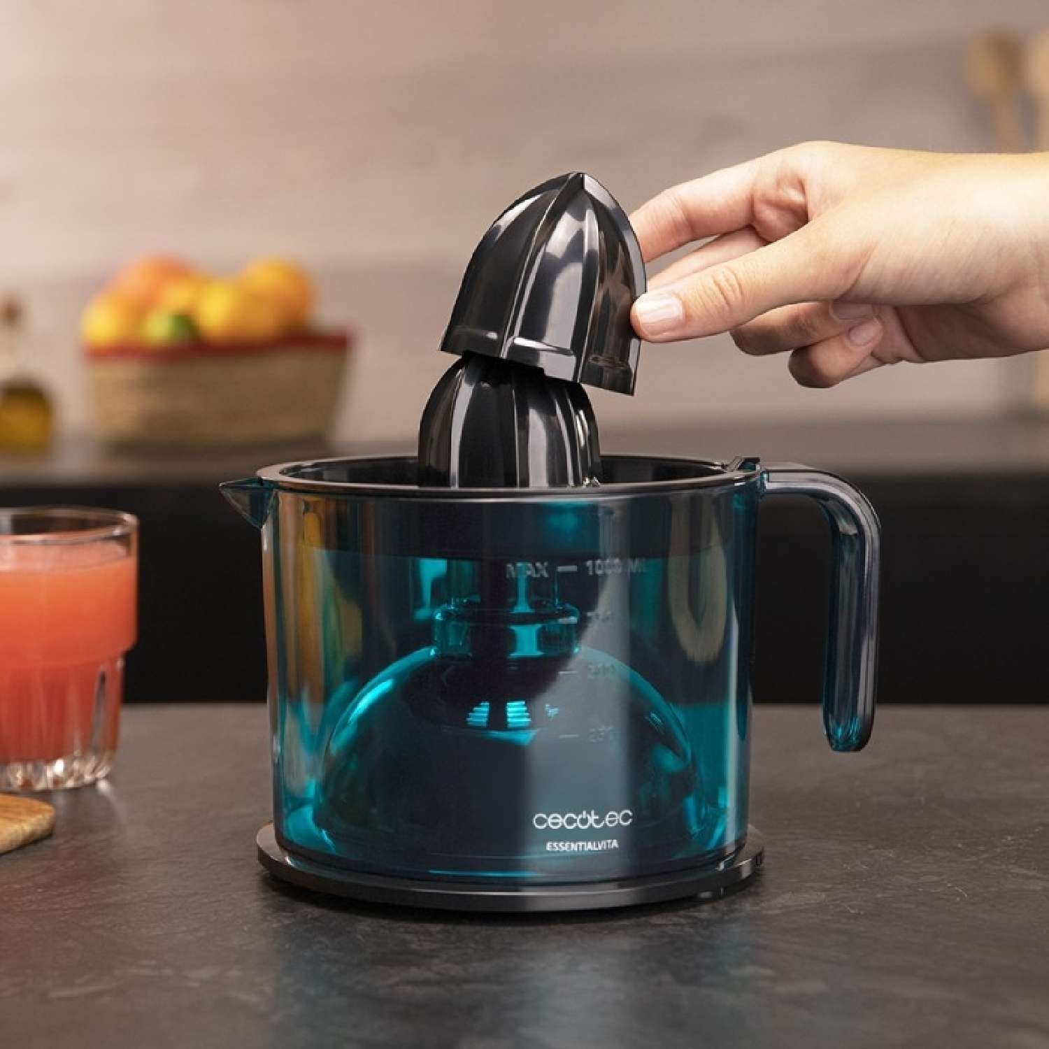 Cecotec, EssentialVita Adjust Black, Exprimidor - Imagen 5