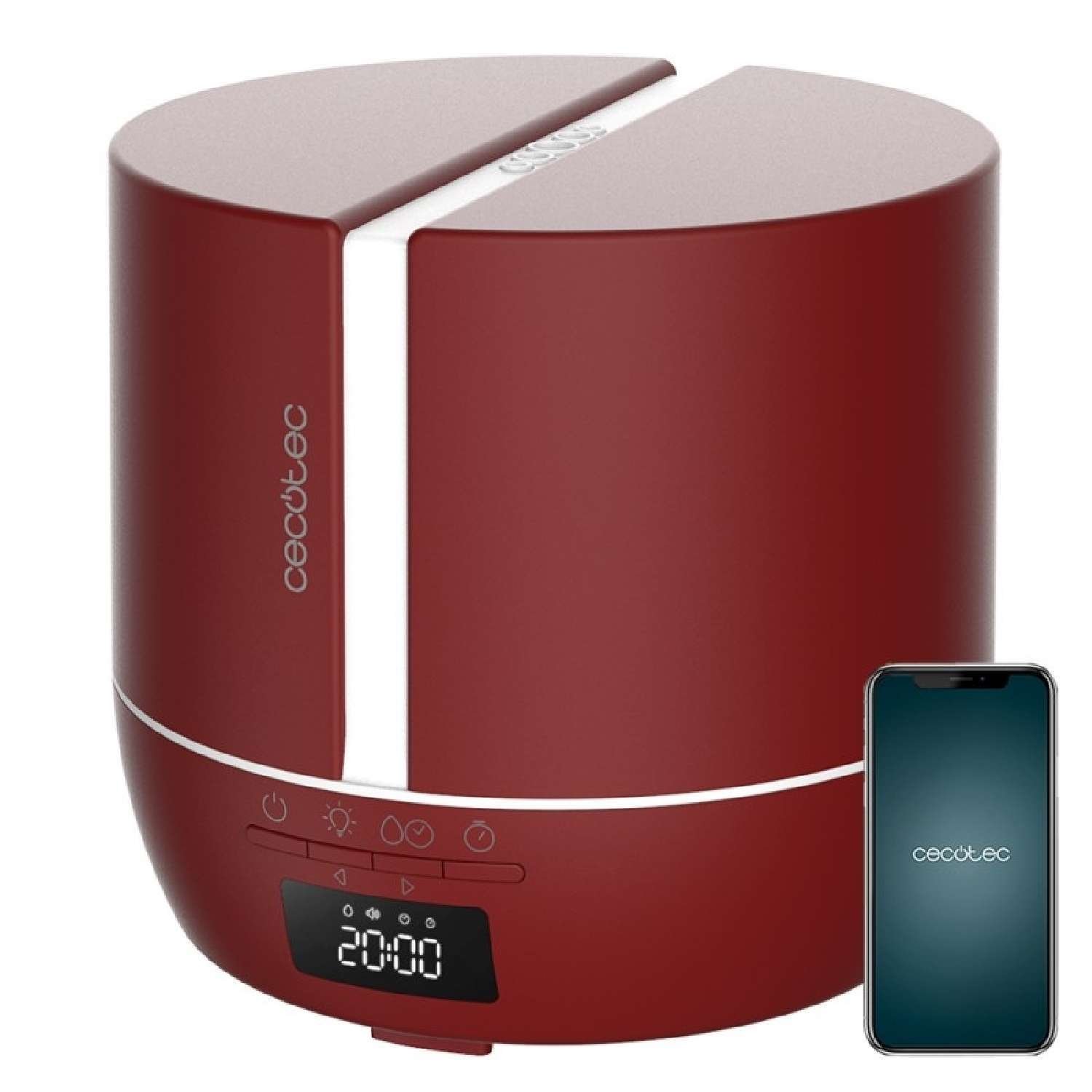Cecotec, PureAroma 550 Connected Garnet, Difusor de aromas