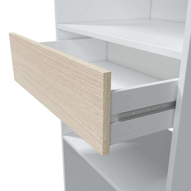 HERA Armario-Vestidor con estantería 60cm + 2 barras - Imagen 2