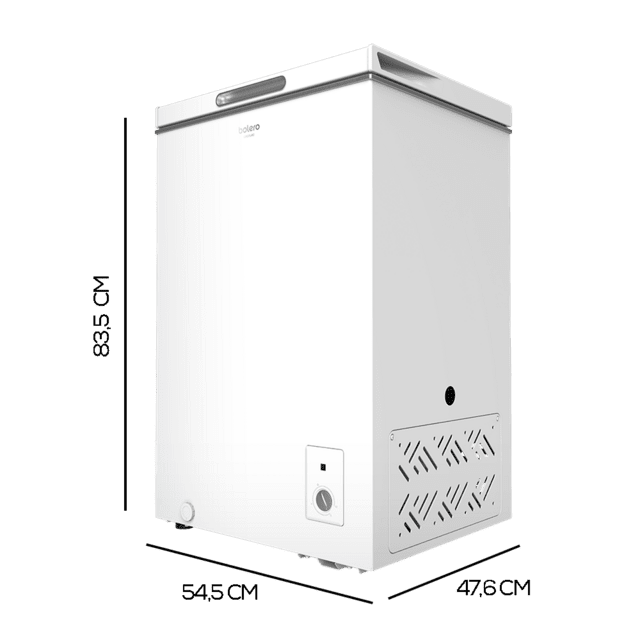 Arcón Congelador Bolero CoolMarket Chest 99 white E CECOTEC - Imagen 2