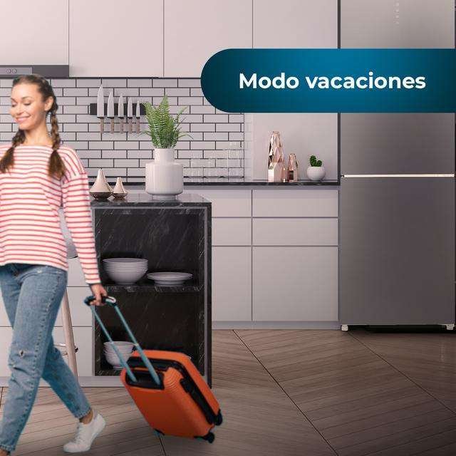 Frigorífico Bolero CoolMarket Combi 356 Grey Cristal D CECOTEC - Imagen 4