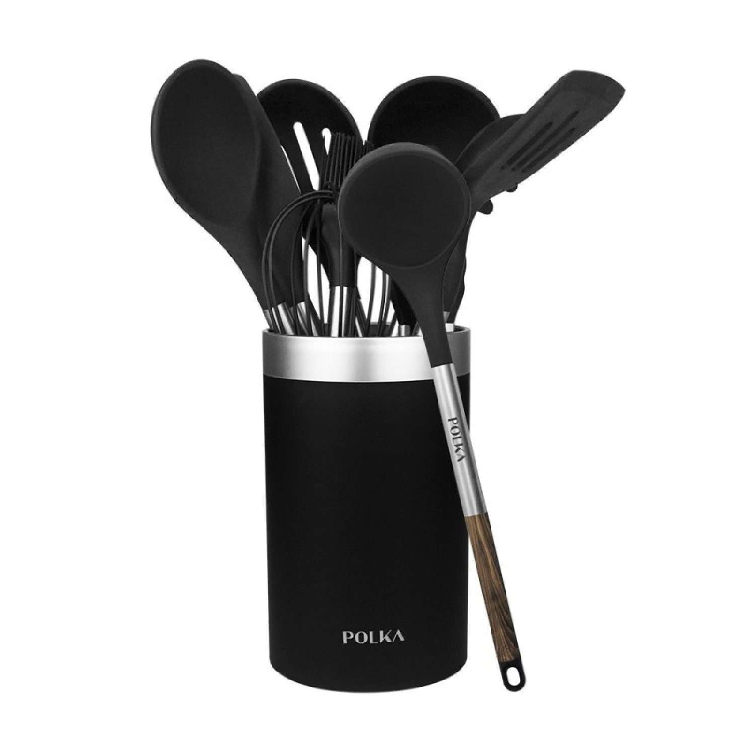 Set de 9 Utensilios Polka Exclusive Wood&Rock, Cecotec