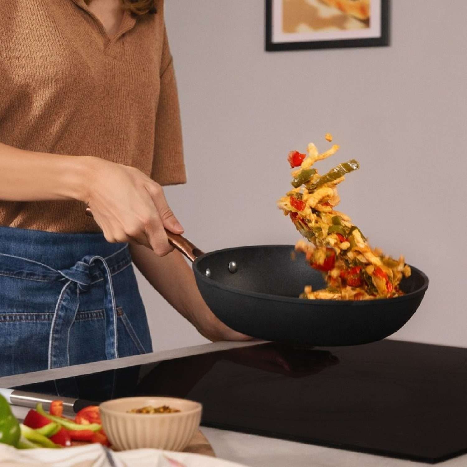 Sarten Polka Fantasy 24 Bucket Golden, Cecotec - Imagen 2