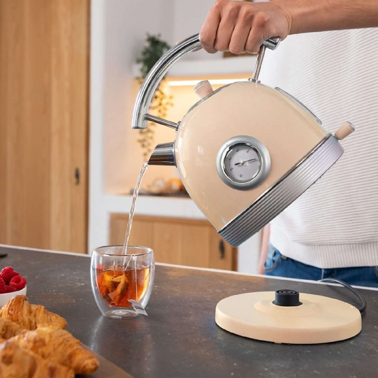 Hervidor de agua Thermosense 420 Vintage Light Beige, Cecotec - Imagen 5