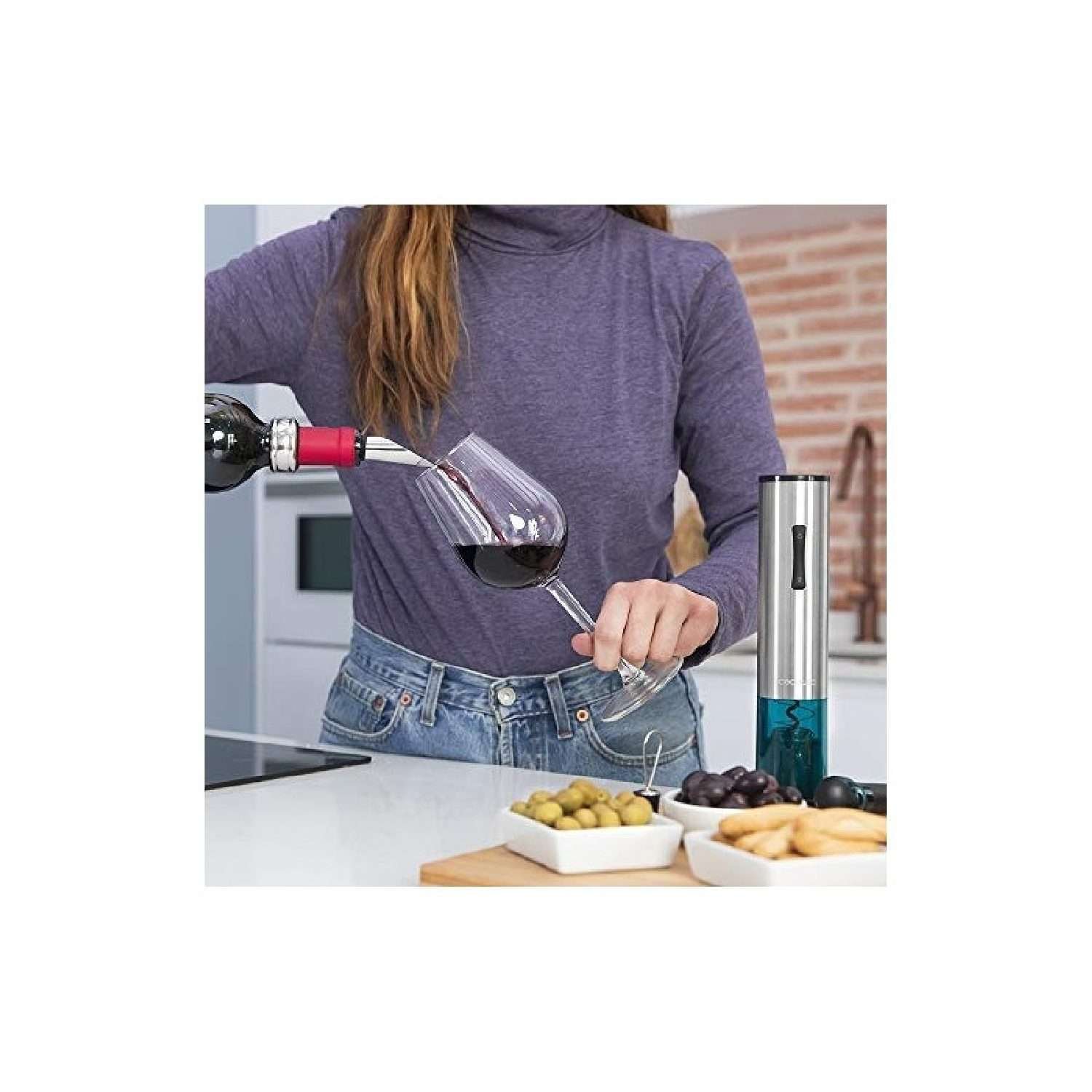 Sacacorchos eléctrico Sacacorchos eléctrico InstantCork 1000 Gourmet, Cecotec - Imagen 3