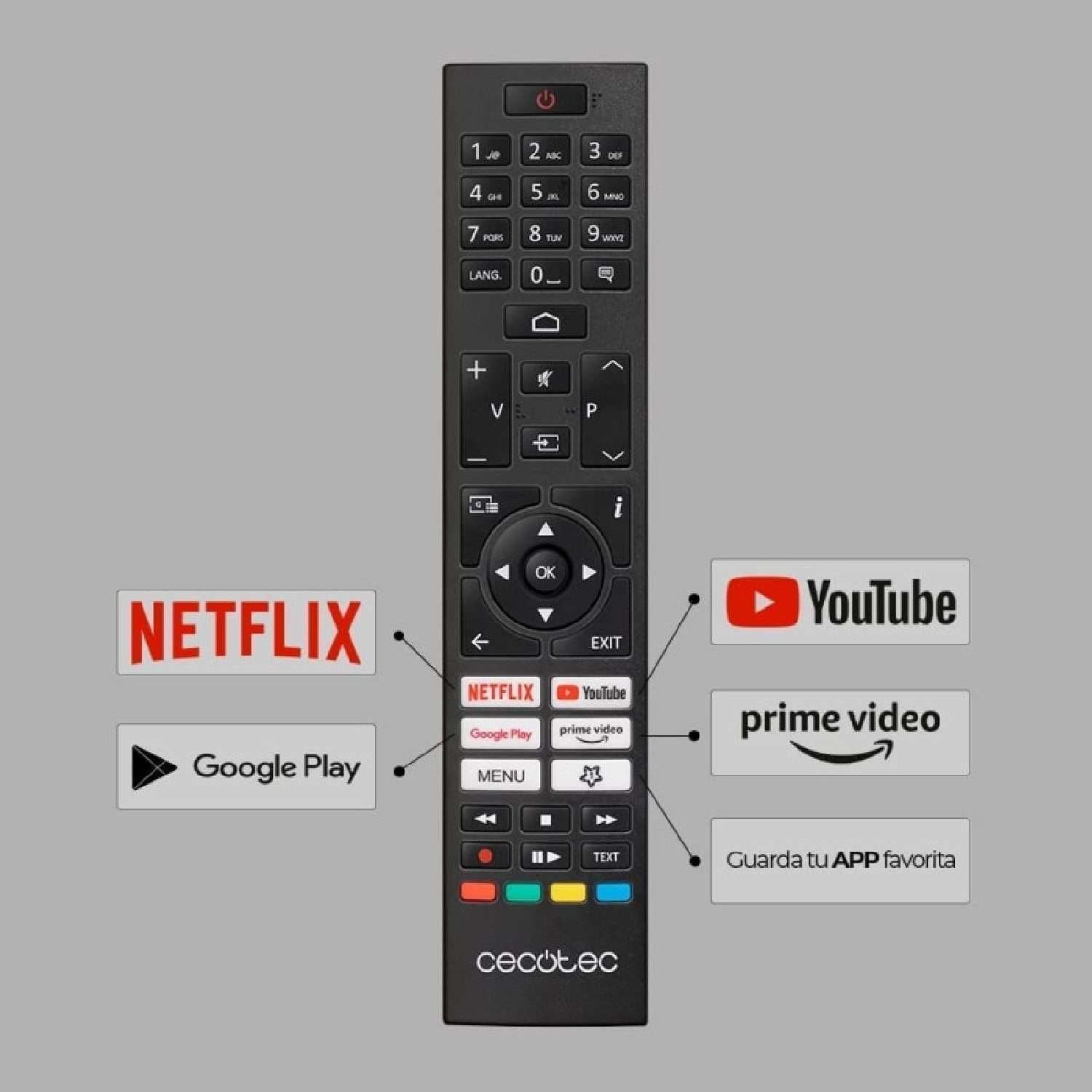 Televisión LED 55" TV Cecotec A2Z series ALU20055ZS, Cecotec - Imagen 5