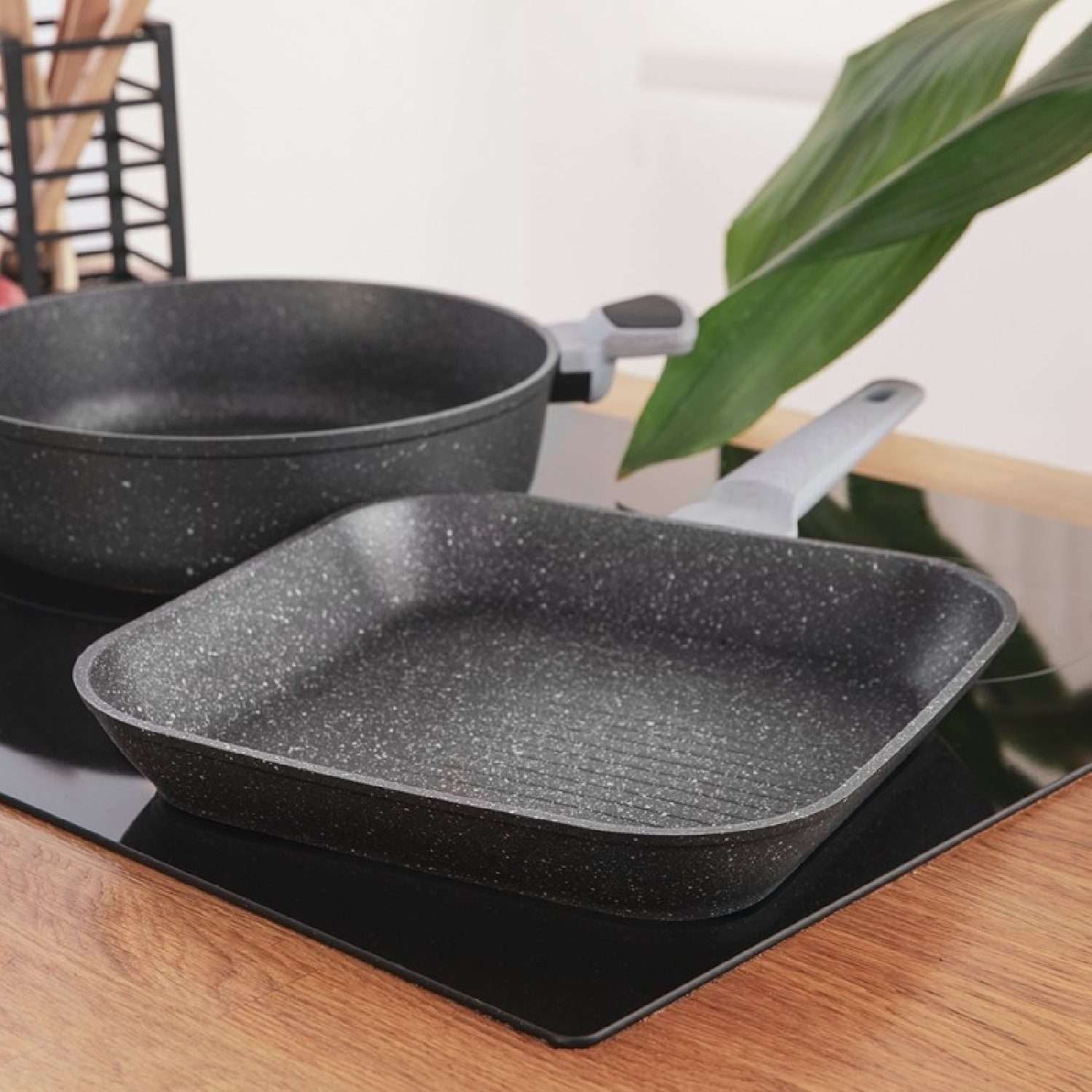 Sarten Polka Exclusive 28 Grill Wood&Rock, Cecotec - Imagen 4