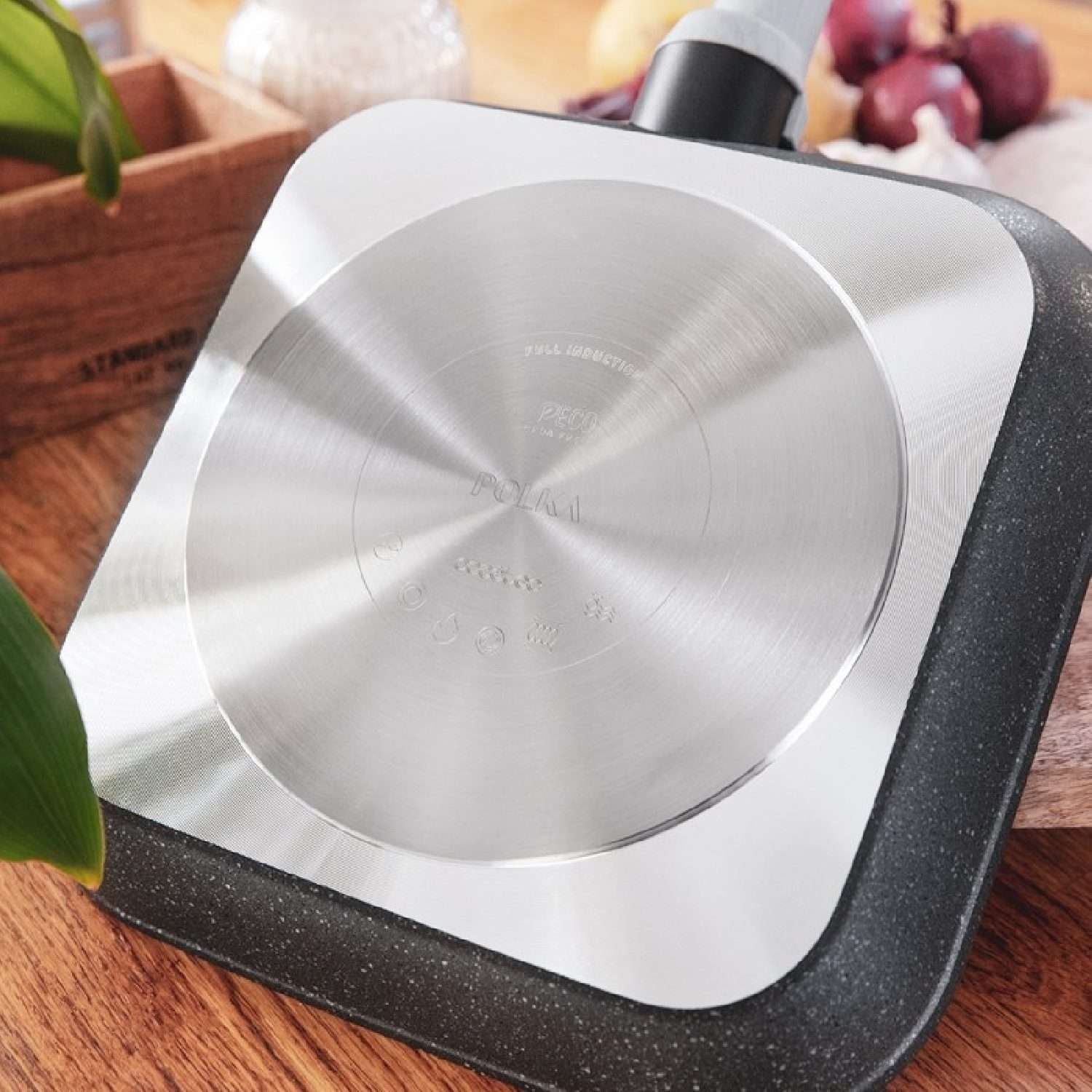 Sarten Polka Exclusive 28 Grill Wood&Rock, Cecotec - Imagen 5