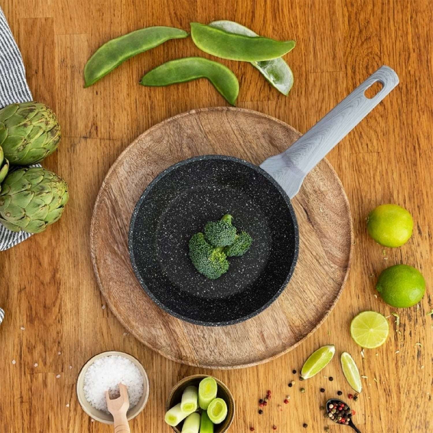 Set de Sartenes Polka Exclusive 18-22-26 Bucket Set Wood&Rock, Cecotec - Imagen 3