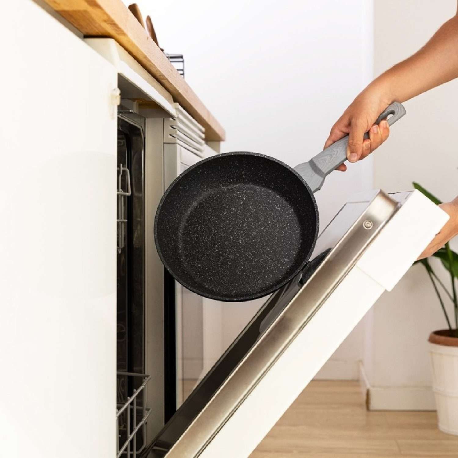 Set de Sartenes Polka Exclusive 18-22-26 Bucket Set Wood&Rock, Cecotec - Imagen 4