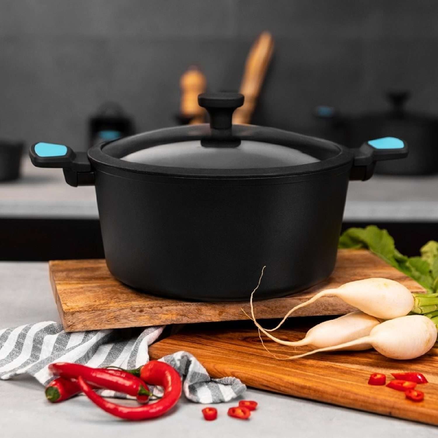 Sarten Polka Platinum 24 Pot Thunder, Cecotec - Imagen 2