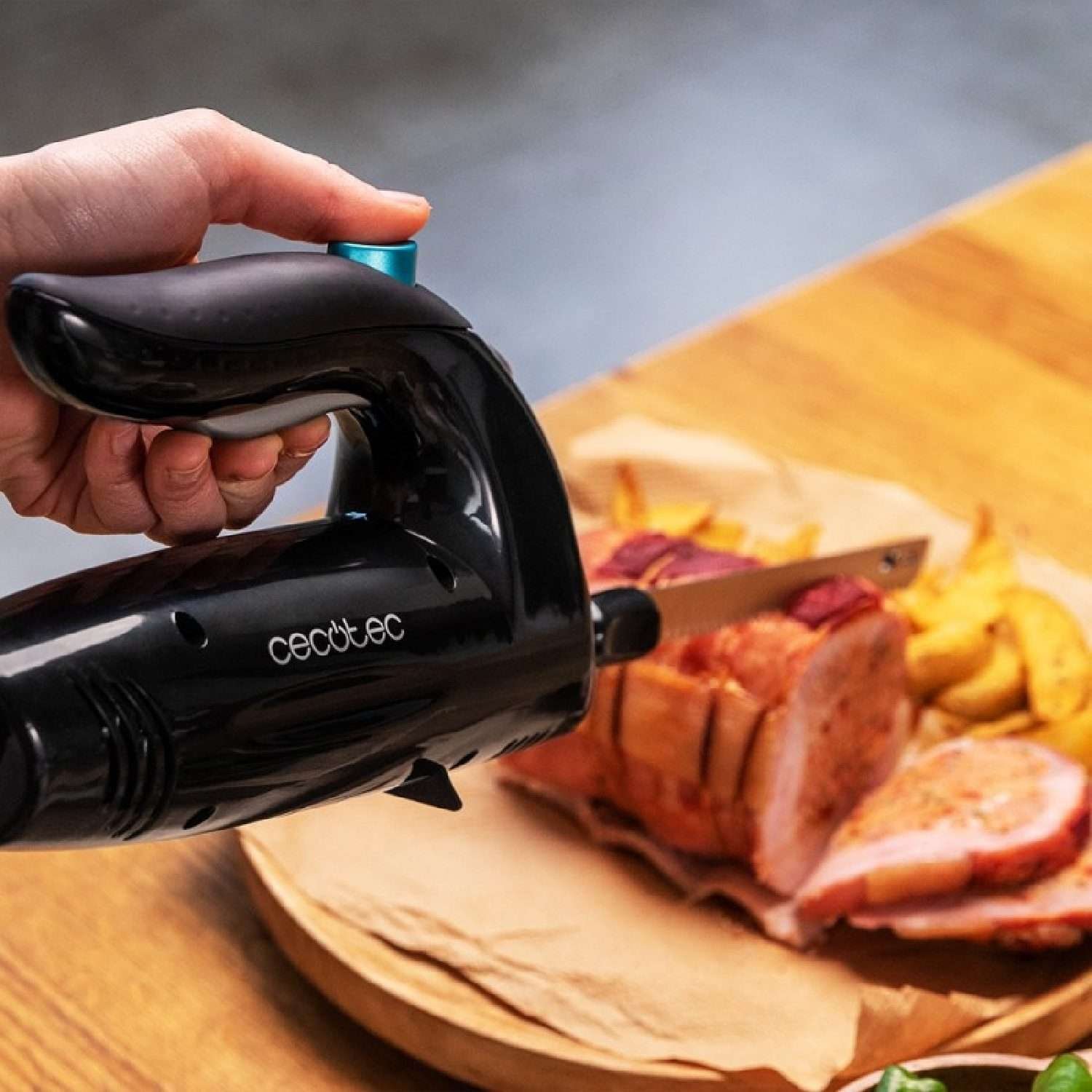 Cuchillo eléctrico Cut-Eat 1800 Black, Cecotec - Imagen 3