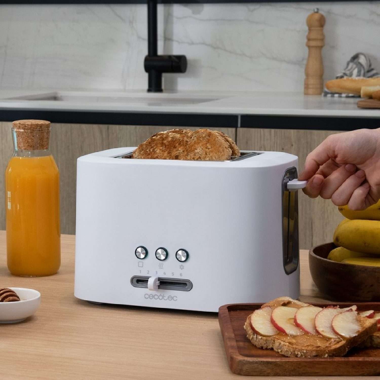Tostador Toast&Taste 9000 Double White, Cecotec - Imagen 5