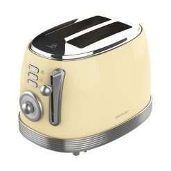 Tostador Toast&Taste 800 Vintage Light Yellow, Cecotec
