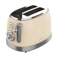 Tostador Toast&Taste 800 Vintage Light Beige, Cecotec