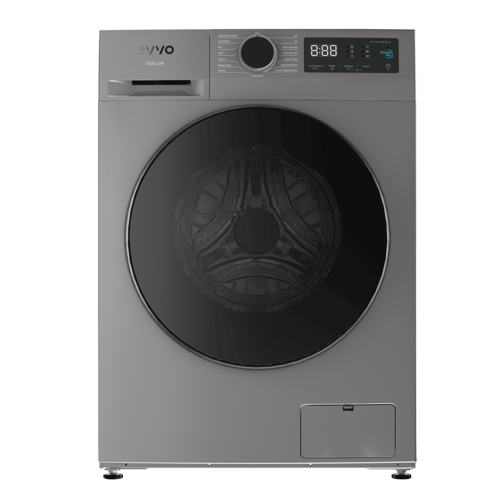 Lavadora EVVO Nature 12Kg Steel A