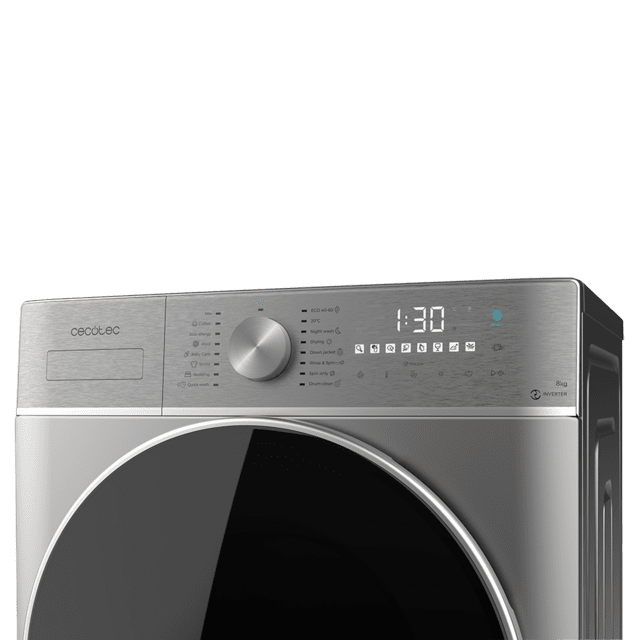 Lavadora Secadora Bolero Wash&Dry 8580 Inverter Steel A CECOTEC - Imagen 3