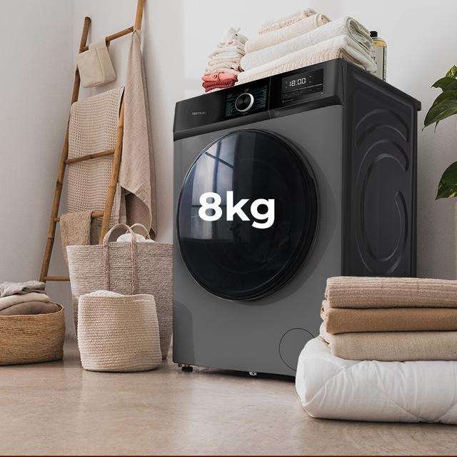 Lavadora Bolero DressCode 8800 Inverter Steel A CECOTEC - Imagen 3