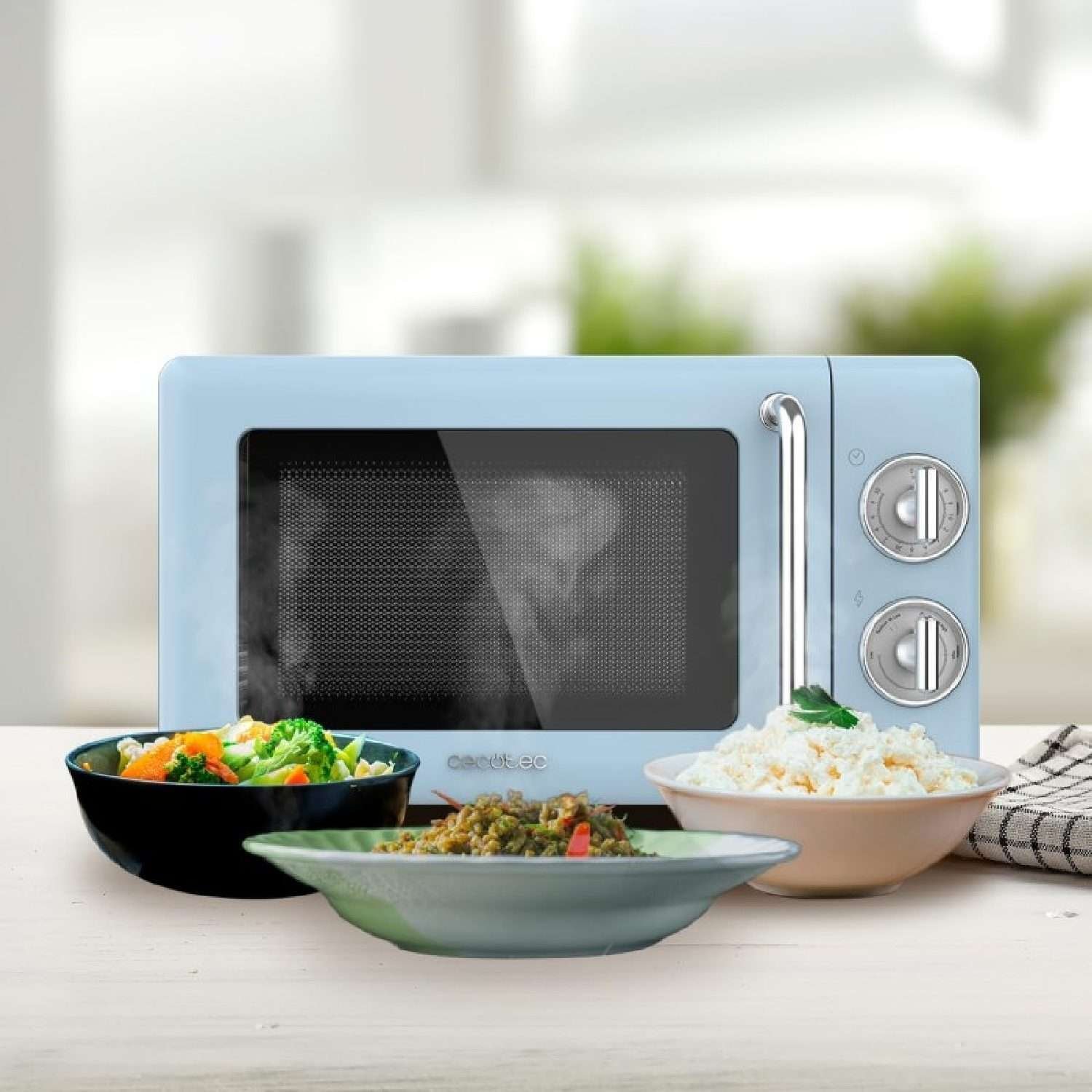 Microondas Proclean 3010 Retro Blue, Cecotec - Imagen 5