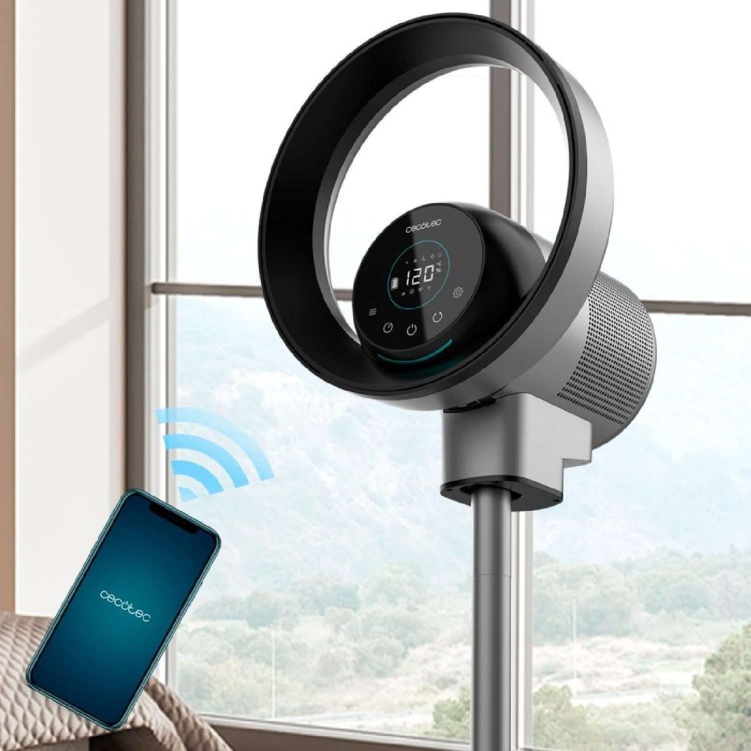 Purificador de aire TotalPure 2in1 MoonStyle Dark, Cecotec - Imagen 2