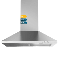 Campana piramidal Bolero Flux PM 603500 Inox B, CECOTEC