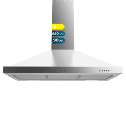 Campana piramidal Bolero Flux PM 906500 Inox A, CECOTEC