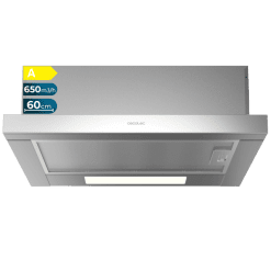 Campana extratora telescópica Bolero Flux TLM 606500 Inox A, CECOTEC