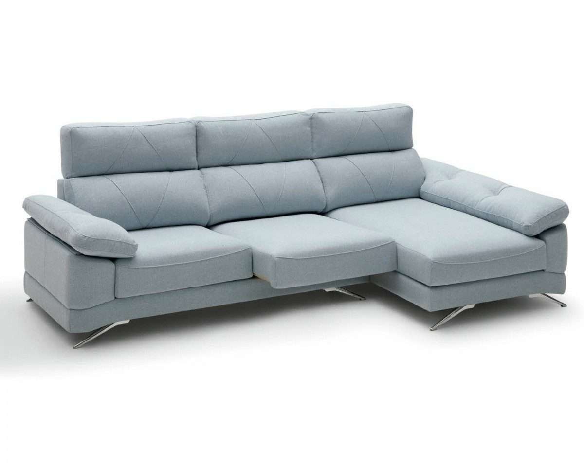 Sofá Chaise longue Robert, Respaldos reclinables, habatible, varios colores, 290cm Ancho - Imagen 4