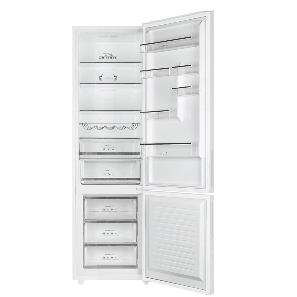 Frigorífico combi Infiniton FGC-227WG no frost 200cm 351l E cristal - Imagen 2