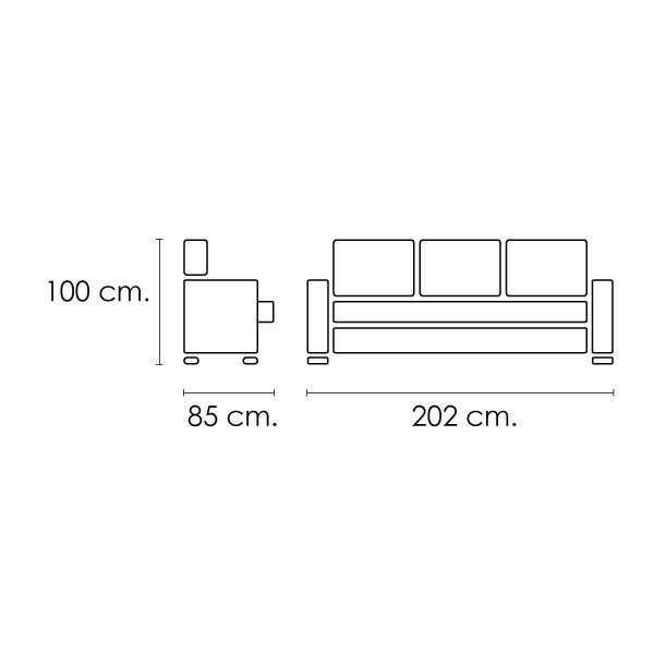 Sofá Rubén, varias medidas - Imagen 3