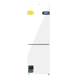 Frigorífico Bolero CoolMarket Combi 250 White Glass D, CECOTEC