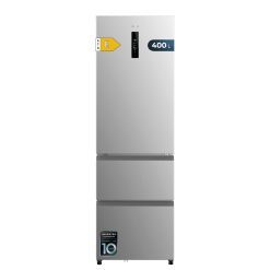 Frigorífico Bolero CoolMarket Combi FD 400 Inox E, CECOTEC