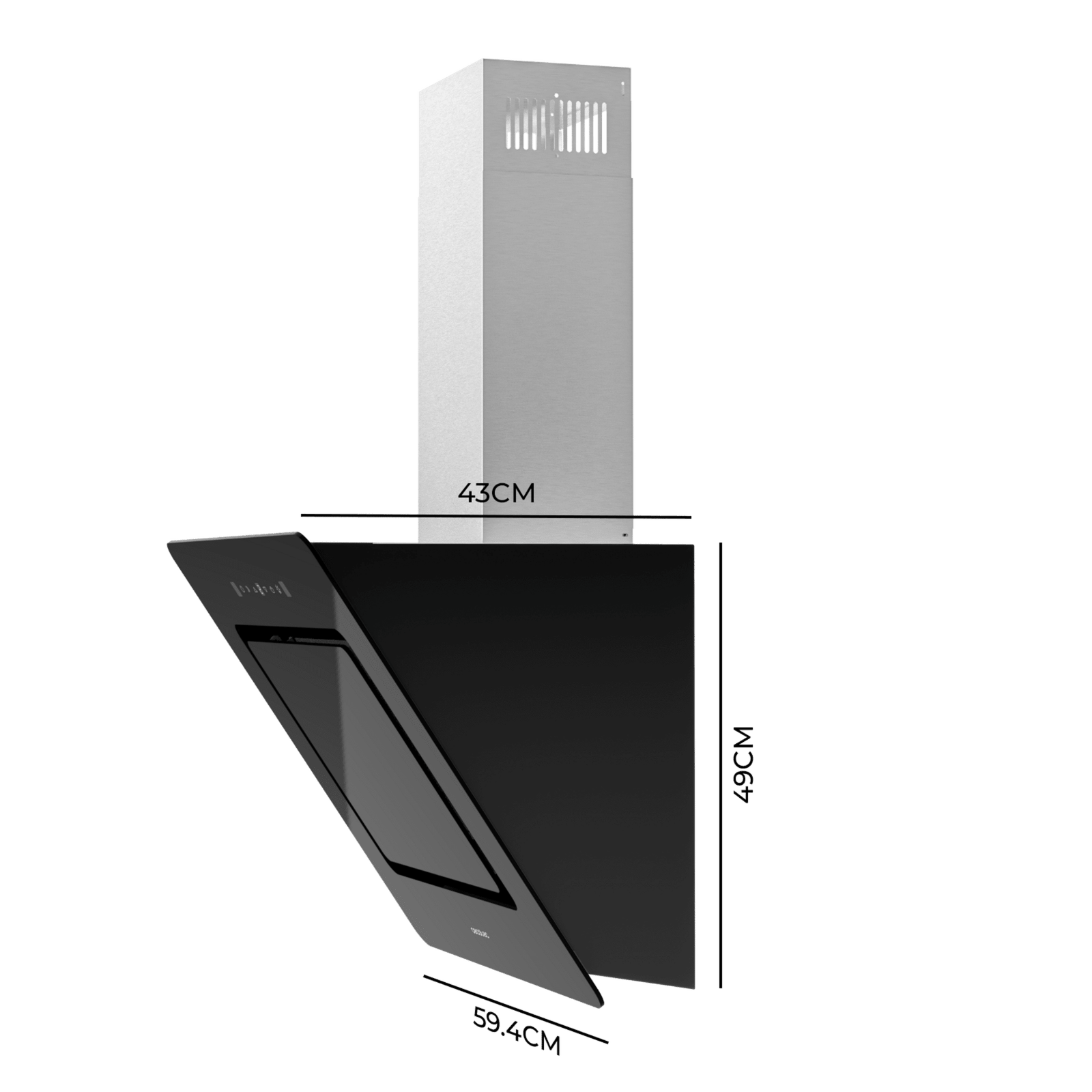 Bolero Flux DT 608002 Glass Black A++,CECOTEC - Imagen 3