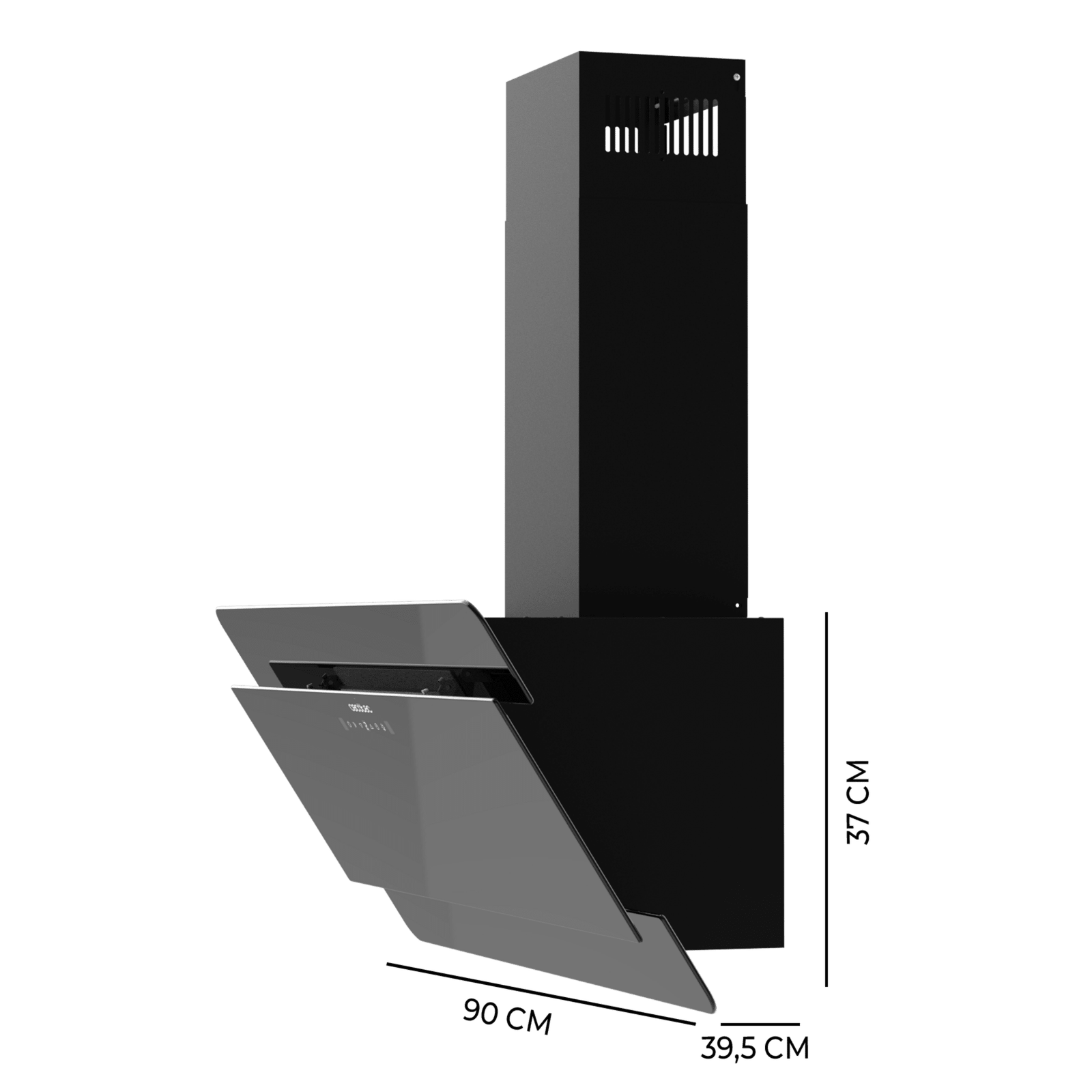 Bolero Flux DT 908000 Glass Black A++,CECOTEC - Imagen 3