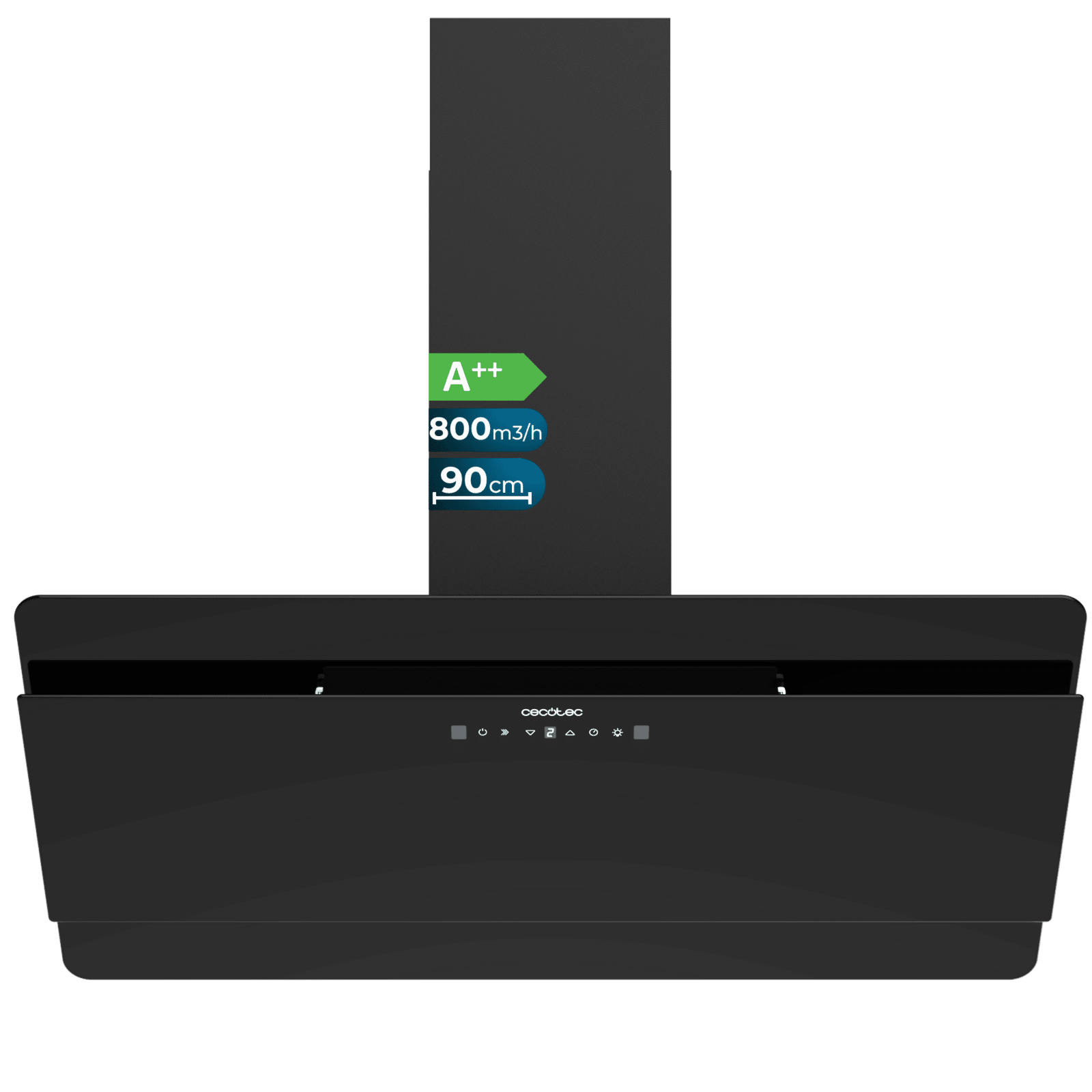 Bolero Flux DT 908000 Glass Black A++,CECOTEC