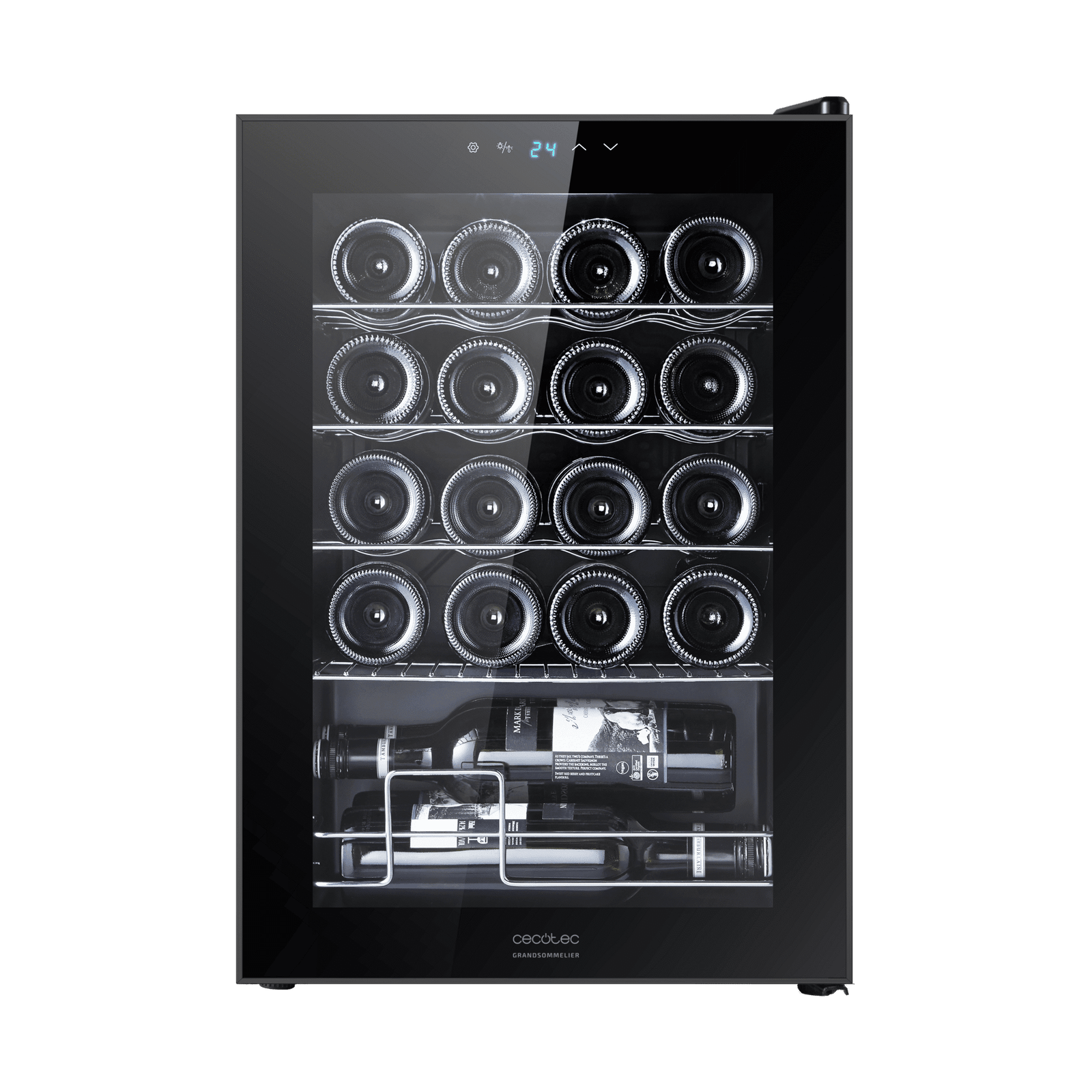 Vinoteca GrandSommelier 2050 Black Compressor,CECOTEC - Imagen 2