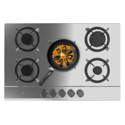 Placa de gas Bolero Squad G 5200S Inox,CECOTEC