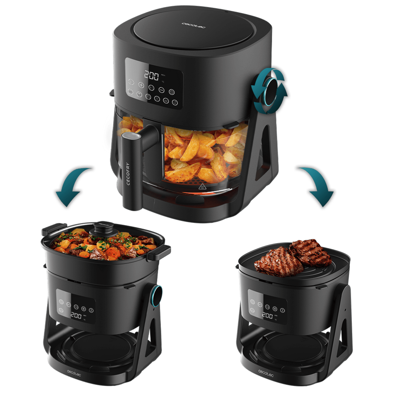 Cecofry Flip&Grill 4500,CECOTEC - Imagen 2