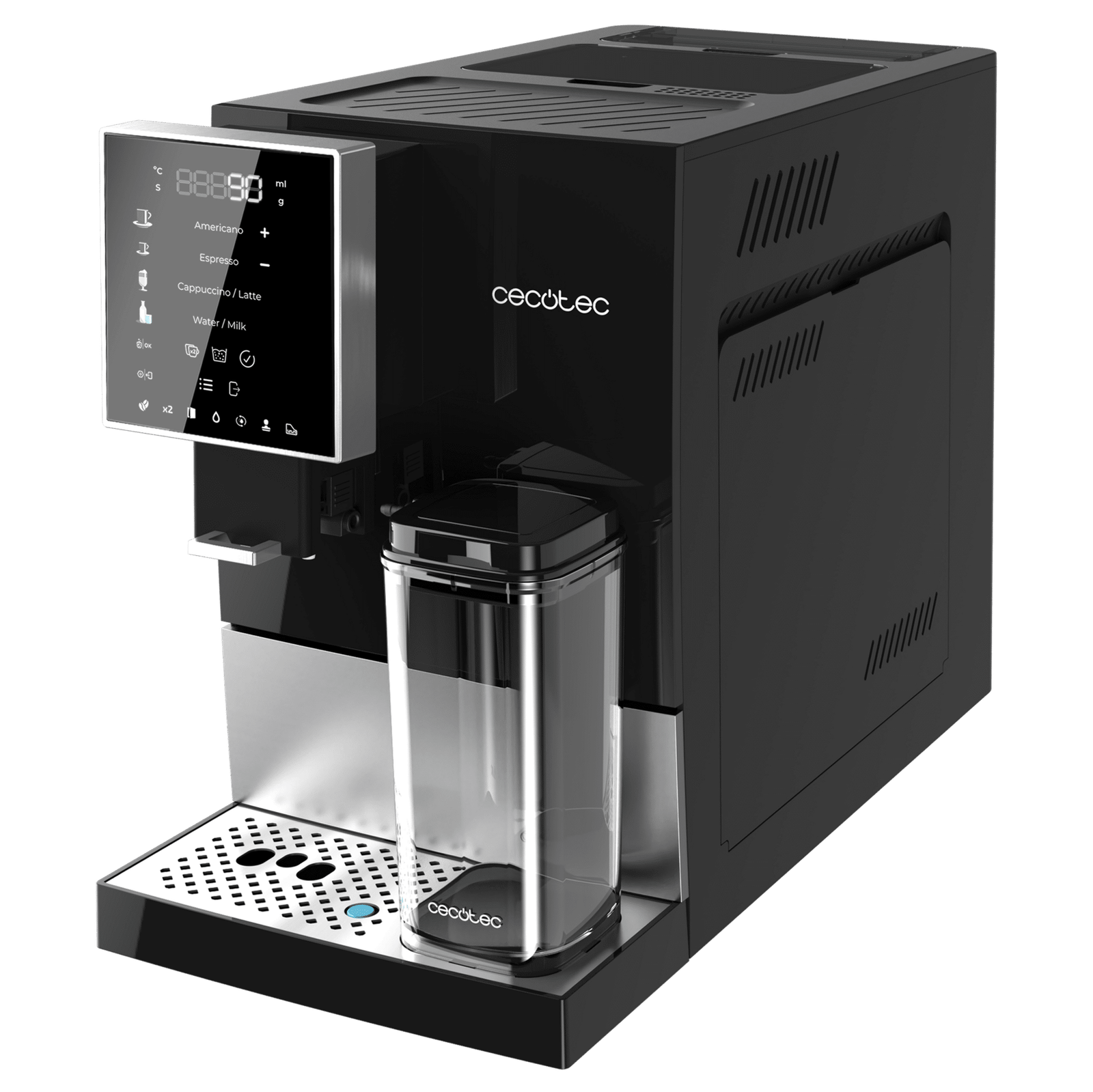 Cremmaet Compactccino Black Silver,CECOTEC - Imagen 3