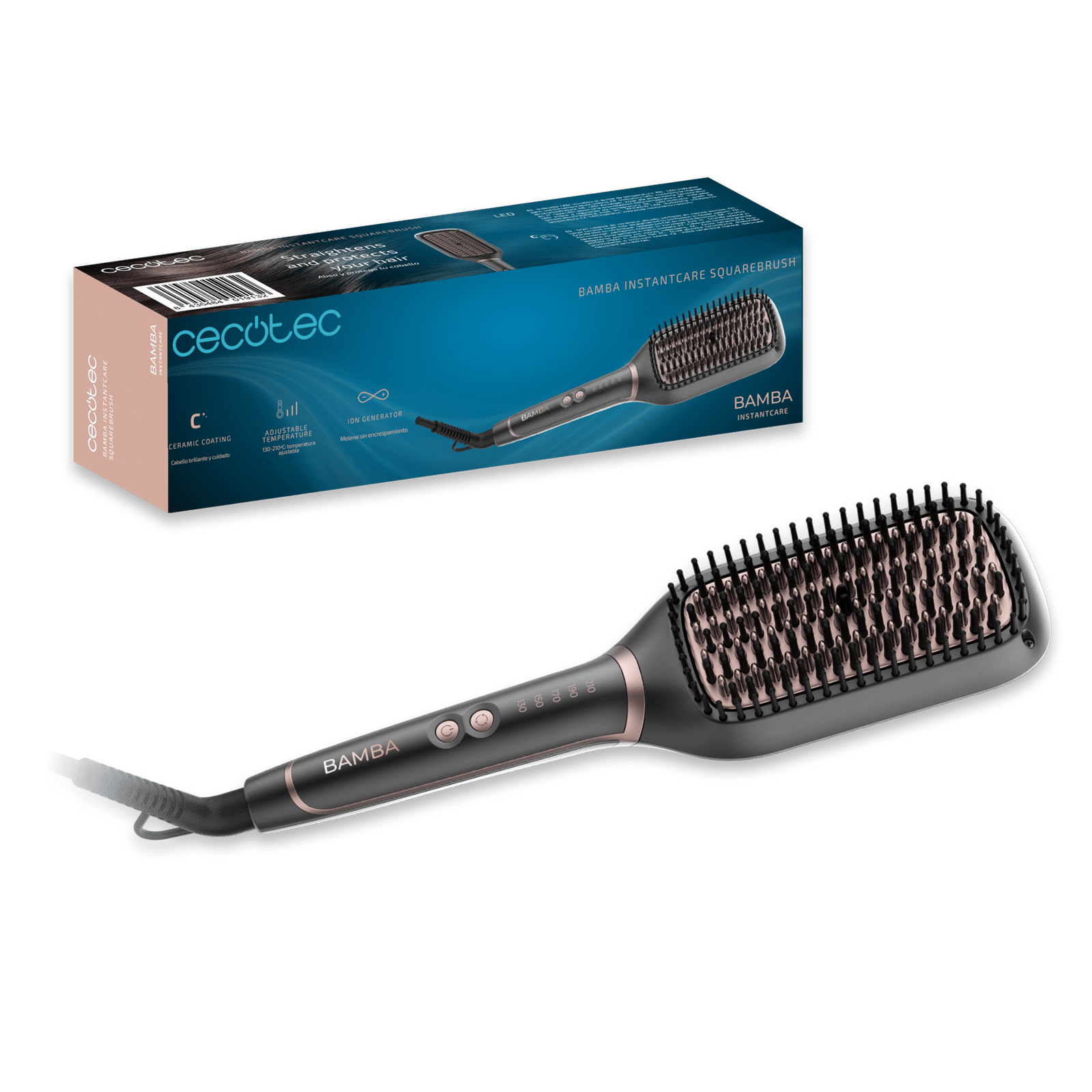 Bamba InstantCare SquareBrush,CECOTEC