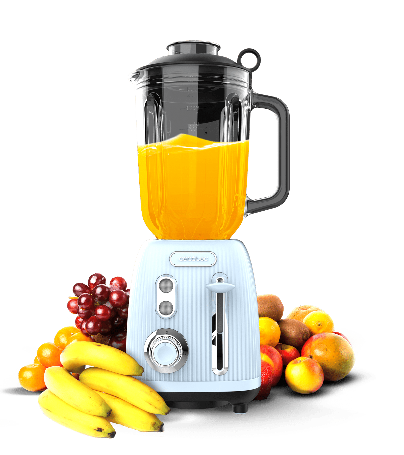 Power Black Titanium RetroBlue,CECOTEC