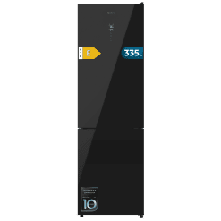 Frigorifico Bolero CoolMarket Combi 335 Black Glass E, CECOTEC