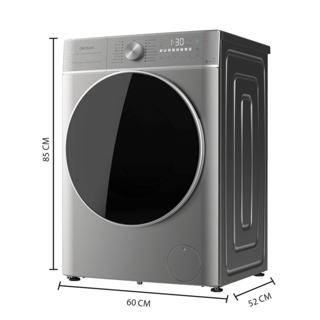 Lavadora Secadora Bolero Wash&Dry 8590 Inverter Steel B CECOTEC - Imagen 2