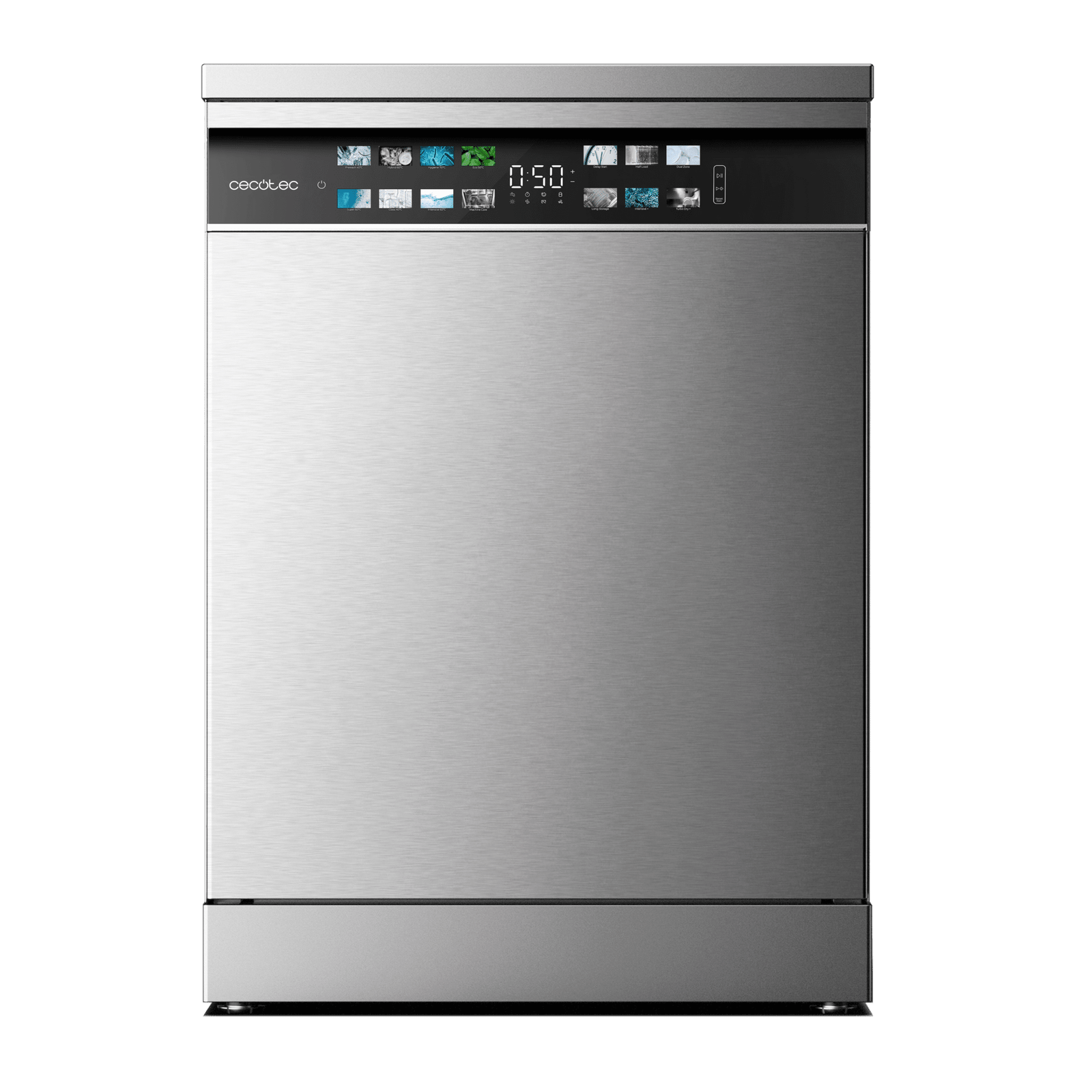 Lavavajillas Bolero Aguazero 6700 Inox B 60x60x85 cm, CECOTEC - Imagen 2